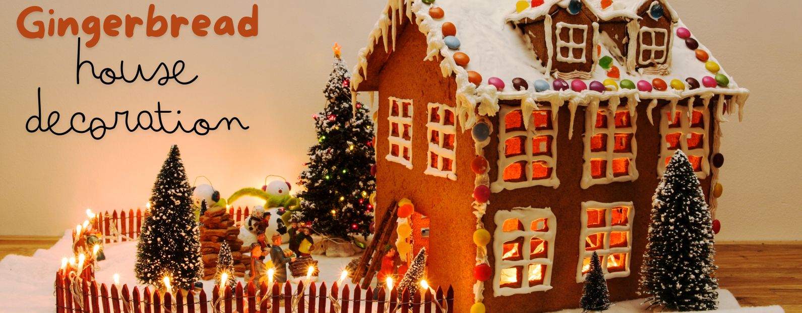 GINGERBREAD HOUSE DECORATION CLASS
